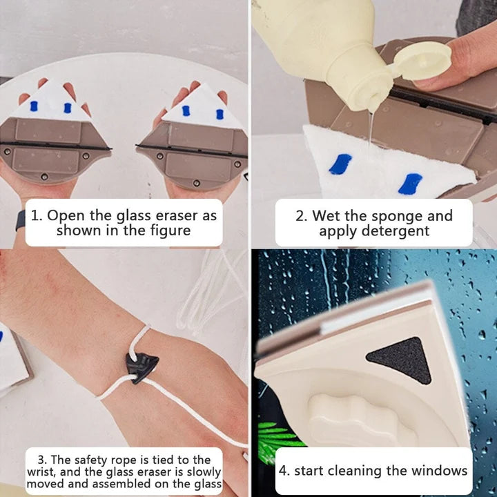 Double Sided Window Cleaning Tool