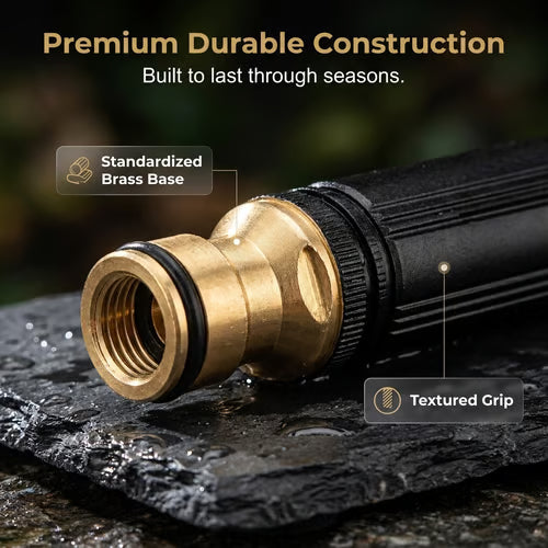 Heavy Duty Adjustable Twist Hose Nozzle Jet Sweeper Nozzle