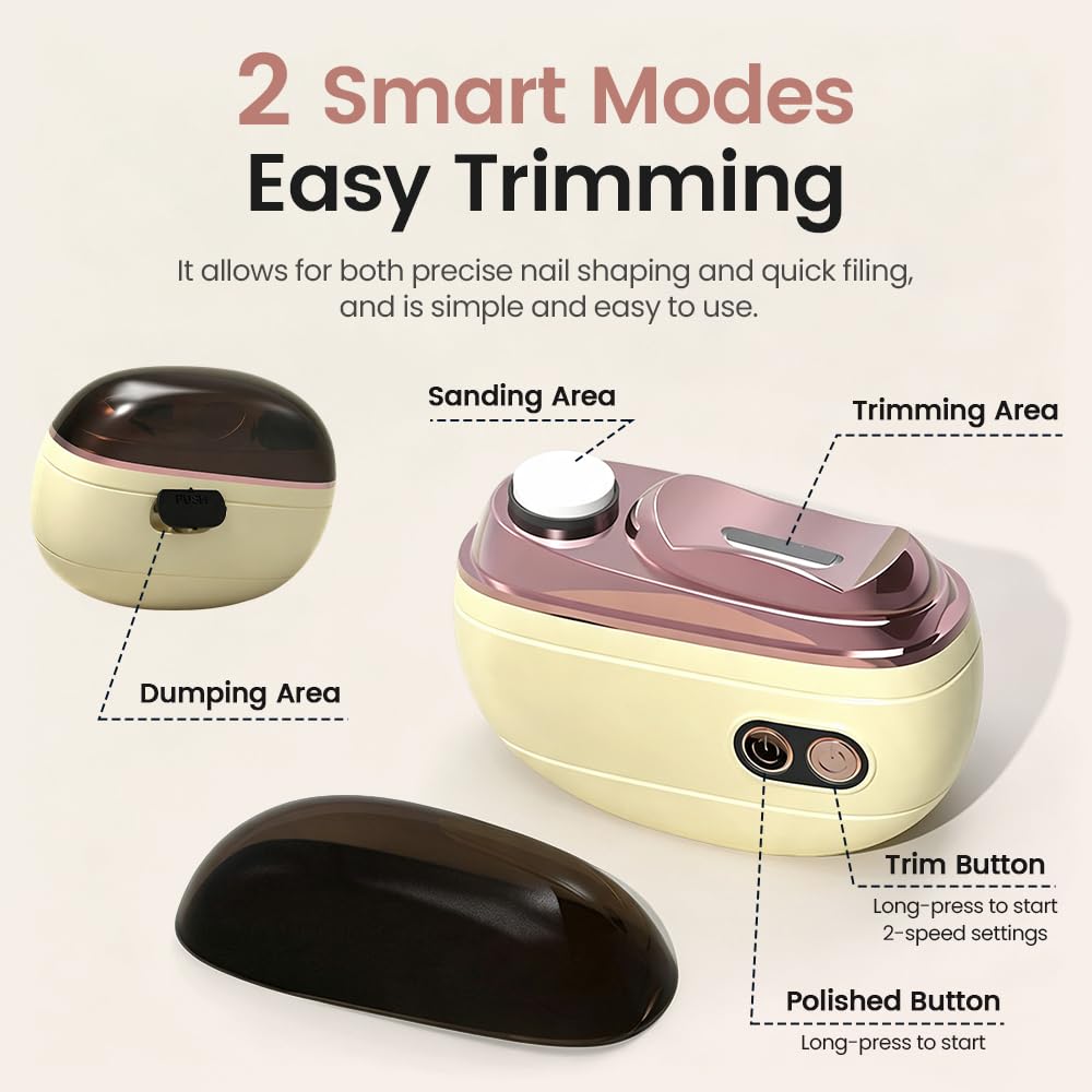 2-in-1 Smart Electric Nail Clipper (FREE SHIPPING)