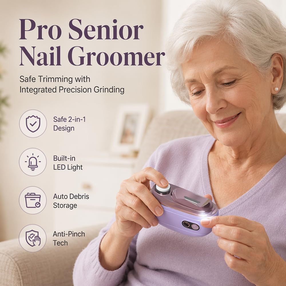 2-in-1 Smart Electric Nail Clipper (FREE SHIPPING)