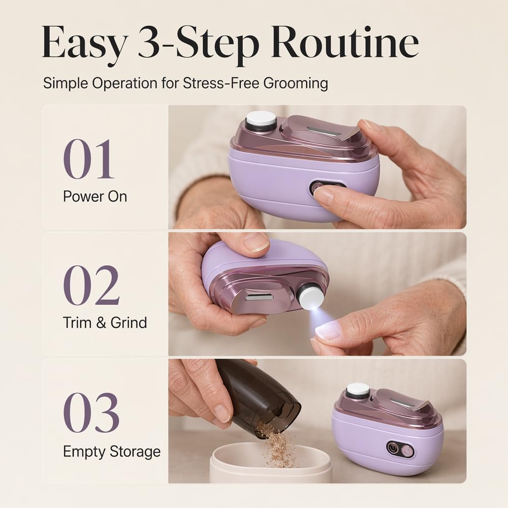 2-in-1 Smart Electric Nail Clipper (FREE SHIPPING)