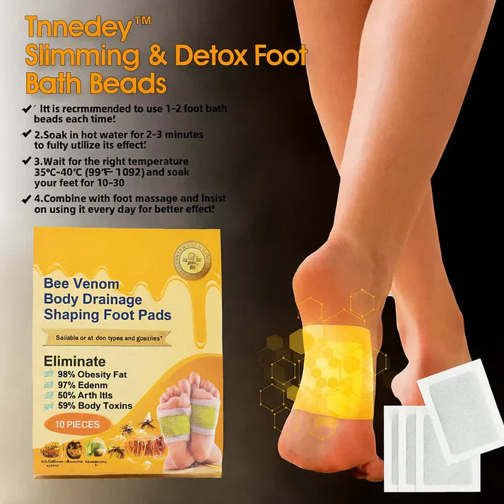 💥 Cleansing Detox Foot Pads | لصقات القدم لتنقية الجسم وإزالة السموم (Pack of 10)