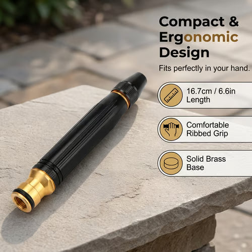 Heavy Duty Adjustable Twist Hose Nozzle Jet Sweeper Nozzle