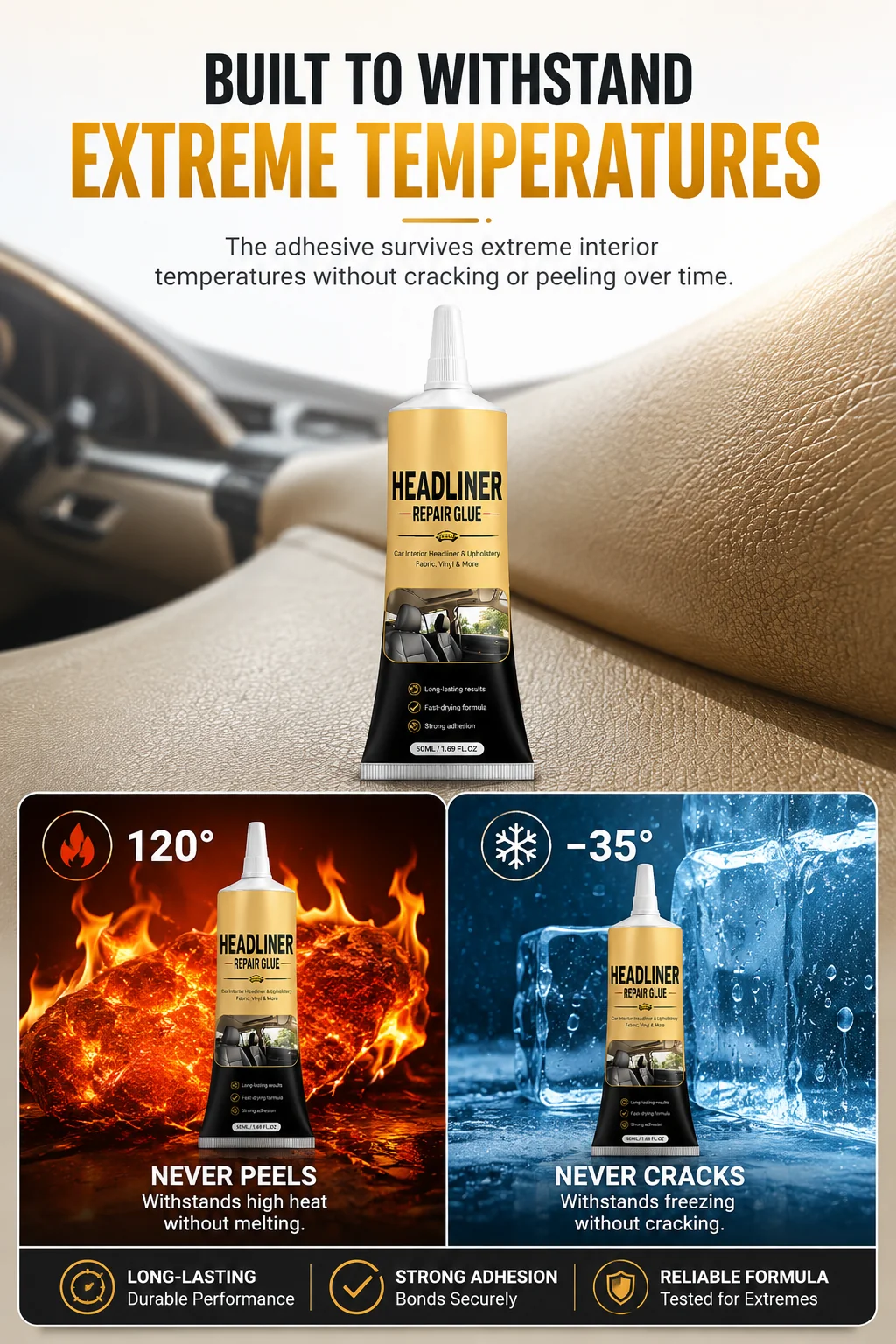 Waterproof Car Headliner Repair Glue (FREE SHIPPING)